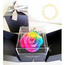 Everlasting Rainbow Rose Box